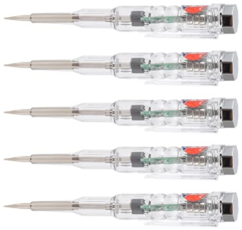 Detector de Tensión 24V-250V, Bolígrafo Probador Eléctrico con Alarma Multifuncional para Circuitos - Detección Rápida y Precisa Profesional