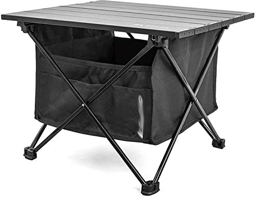 OLOTU Tavolo pieghevole ultraleggero, tavolo da campeggio dal design staccabile con borsa per il trasporto, tavolo da picnic multifunzione, 56 * 40,5 * 46,5 cm