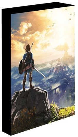 Pyramid International: The Legend of Zelda Leuchtleinwand (Into the Wilds Design), Offizielle Merchandise-Leinwand, Schwarz, 30 x 40 cm, Für Wohnzimmer, Schlafzimmer oder Flur