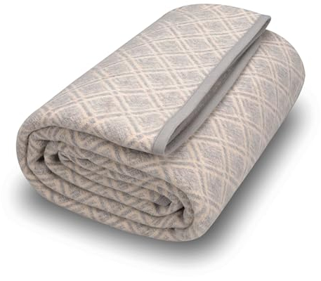 ACUSHLA Coperta in lana Merino - Copriletto grande per divano letto, singolo, matrimoniale, morbido e caldo, per pic-nic, campeggio, 160 x 200 cm