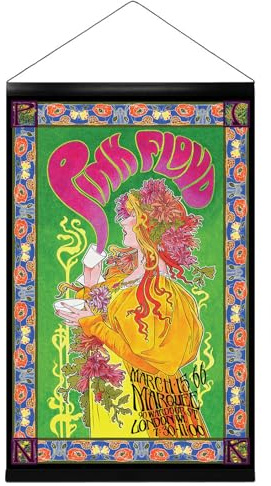 Close Up Pink Floyd - Poster (Live At The Marquee London - Bob Masse Tourplakat) (Größe: 61 x 91,5cm) (Poster & Posterleisten)