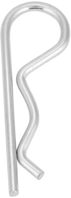 10 Stück B-Splinte, 3 Größen, verzinkte Eisen-Splinte, R-Clips, geteilte Splinte, verzinkte Haltestifte, Federklammern, zum schnellen und sicheren Befestigen von Bolzen und Stiften (3*60mm (10 Stück))
