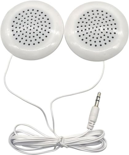 Altoparlante per cuscino, fai da te stereo, doppio altoparlante 3,5 mm, mini altoparlante HiFi, altoparlante portatile CD per telefono, MP3, MP4, lettore CD, cellulare, compatibile con dispositivi