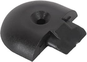 GCCLSBAS Airline Rail Plug Anchor Track End Plastic Finish Compatible with The Rail Anti-Collision Round/Square Motorcycle Traile Accessories(10PCS Round)