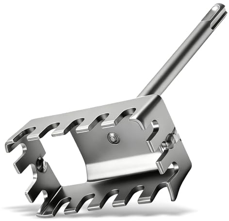 LitOrange SDS Plus - Fresa per fori quadrati per scatola elettrica (mattone/calcestruzzo/pietra)