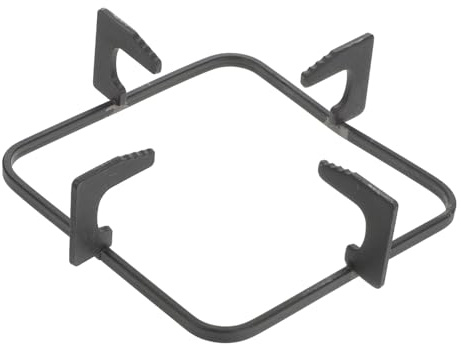 BATHVEVE Support de Cuisinière à Gaz en Fonte Noire, Facile à Nettoyer et Installer, Accessoire Pratique Cuisine, Compatible Brûleur Gaz Cuisson Stable