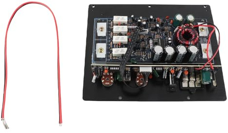 Amplificateur de puissance audio de voiture 1000 W amplificateur de caisson de basses en métal noir haute performance pour système audio automobile tension 12 V multi-protection