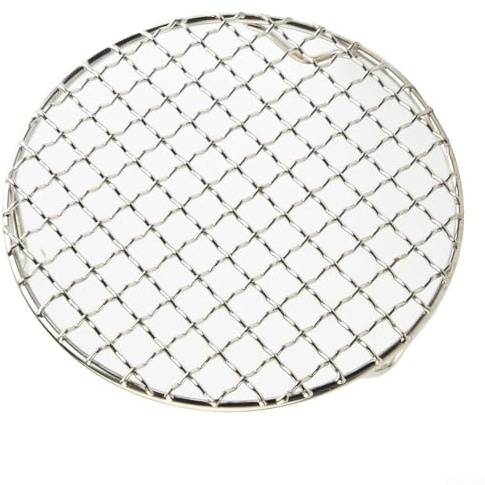 Grille de refroidissement ronde avec pieds robustes en acier inoxydable 201 pour une meilleure stabilité dans la cuisine (27 cm)