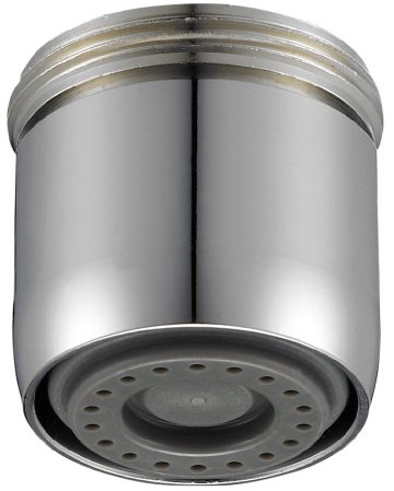 Perlator 11001298 Wassersparstrahler mit Sprühstrahl mit Reduzierung M22 x M24, verchromt