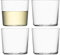 LSA International Gio Tumbler (low) 310 ml Clear | Set of 4 | Dishwasher Safe | GI16