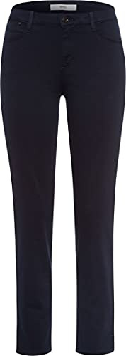 BRAX Dam skinny fit sammet byxor stil Shakira stretch bomull, marinblå, 32W x 32L