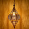 Plafonnier indien oriental Lunar Or 40cm E27 Douille | Plafonnier Lustre de Salon marocain oriental | Lanterne électrique indienne Vintage design décoration de maison orientale arabe