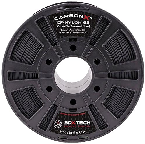 3D Xtech NYL3010500BK0 CarbonX CF Polyamid PA6 Filament PA (Polyamid) chemisch beständig 1.75mm 500g Schwarz 1St.