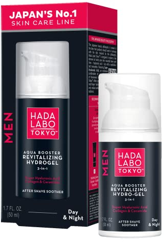 Hada Labo Tokyo Men Hydro-Gel Revitalisierende Feuchtigkeitscreme mit Hyaluronsäure für Tag Nacht