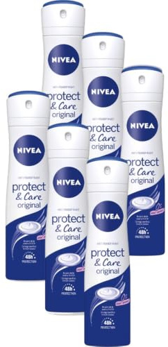 6er Pack - NIVEA Deospray Women Protect & Care - 150ml