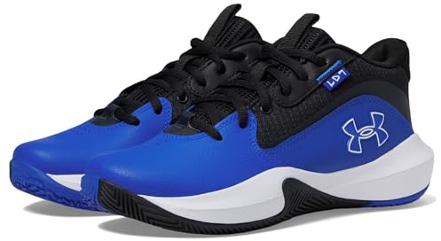 Under Armour Kids Grade School Lockdown 7, (401) Team Royal/Svart/Vit, 6