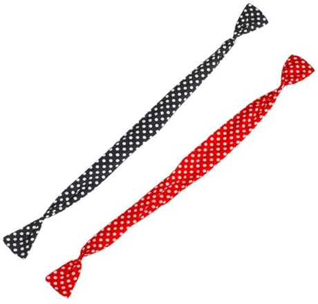 Ipetboom 2 Stück Elastische Dot Stirnbänder Mit Rote Schleifen Für Frauen Und Mädchen Modisches Haarband Für Gesicht Waschen Yoga Und Alltag Bequeme Und Langlebige Haaraccessoires