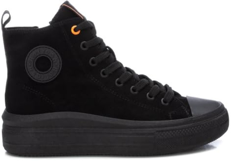 REFRESH - Zapatilla Mujer Negro - Calzado Cómodo y Versátil - Moda casual - Modelo 17230303 (Talla 39)