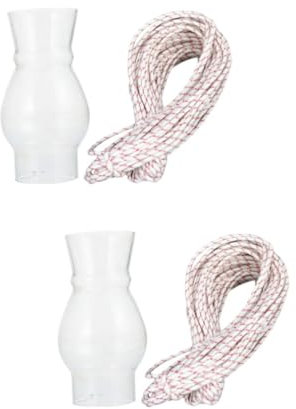 HOMSFOU 2sätze Retro Kerosinlampe Mit Glasabdeckung Und Docht Vintage Öllampe Für Wohnung Camping Und Notbeleuchtung Teiliges Für Stilvolle Innendekoration