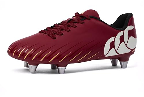 Canterbury Botas unisex CCC Speed Falcon para niños, Red, 32 EU