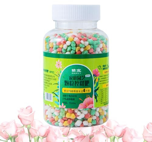 fertilizzante granulare delicato e di lunga durata - cibo per piante d'appartamento, fertilizzante per piante | Particelle nutritive vegetali nutrienti a lento rilascio | Fertilizzante da giardino per