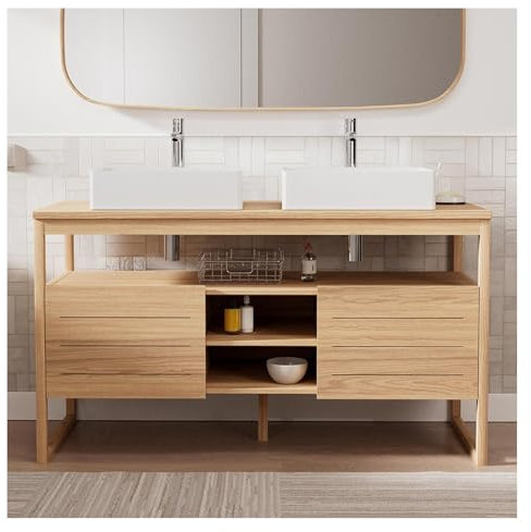 MOB-IN Set mit Doppelwaschbecken Atoll, 140 cm + Becken