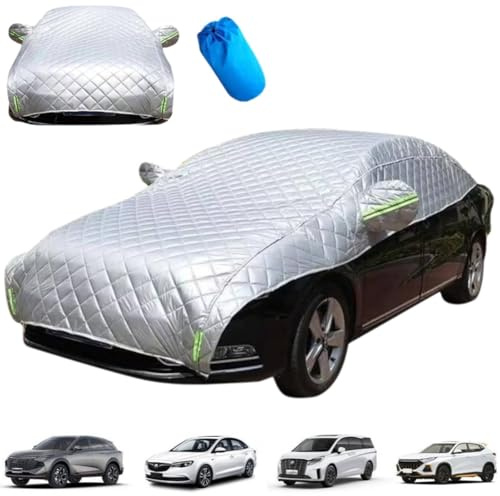 Hail Blankets for Car, Car Cover Hail Protection Padded, Padded Car Covers Hail for SUV, Mpv, Hatchback and Sedan, Durable Snowproof Waterproof Windproof Sun UV Protection Hail Blanket with Hook