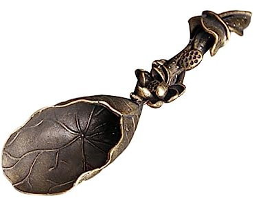 DINHEAROM Adornos Para Té Cucharilla Decorativa De Estilo Chino Cucharilla Para Té Suelto