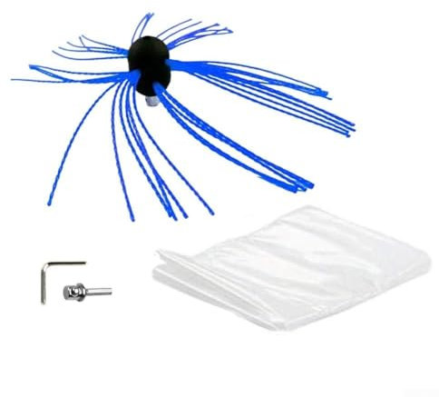 Efficiently Clean Your For Fireplace with a Flexible Rotary Chimney Brush Tool Kit (A)