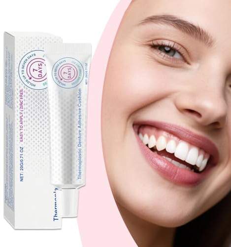 1Pcs Thermoplastic Denture Adhesive Denture Adhesive Cushion Grip Strong Hold Cream For Daily Women Men Adults