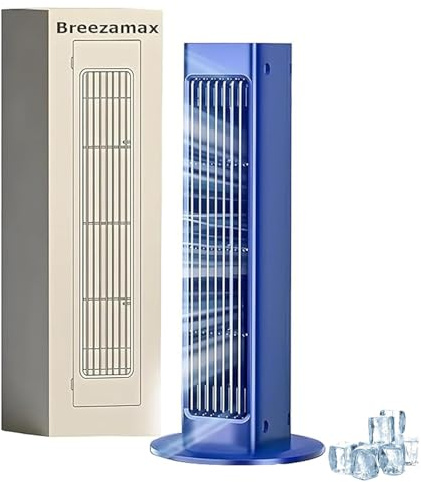Breeze Max Air Cooler, Qinux Brizaac - Beat The Scorching Heat & Humidity Instantly, Breeze Max Portable Air Conditioners, Small and Compact Ultra Quiet Energy Efficient (Plug in,B)