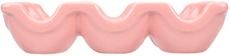 STOBAZA Eierhalter aus Keramik 6-fächer Porzellan Eierkarton Rosa für Kühlschrank Eieraufbewahrung und Backen Organizer