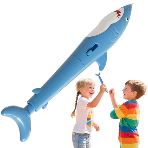 Water Squirter – handhållen pump, färgglad skjutleksak | långdistanssaker för poolspel eller strandskoj, lätt spännande stänk för bakgården eller sommarfester, spännande Ou