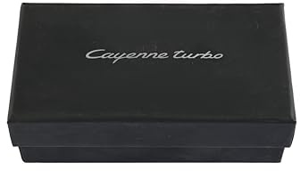 Porsche Cayenne Turbo Coupé - Modellauto/Briefbeschwerer/Deko, chrom/silver