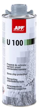 APP U100 UBS Überlackierbarer Unterbodenschutz für Auto | Steinschlagschutz | Korrosionsschutz | grau | 1 kg