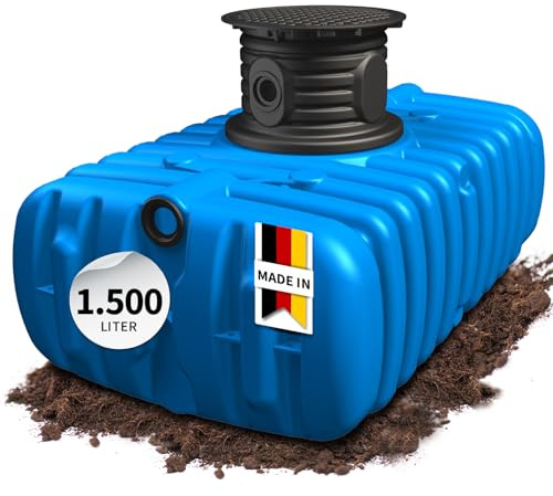 4rain Flat S Flachtank 1500 Liter inkl. Schachtverlängerung