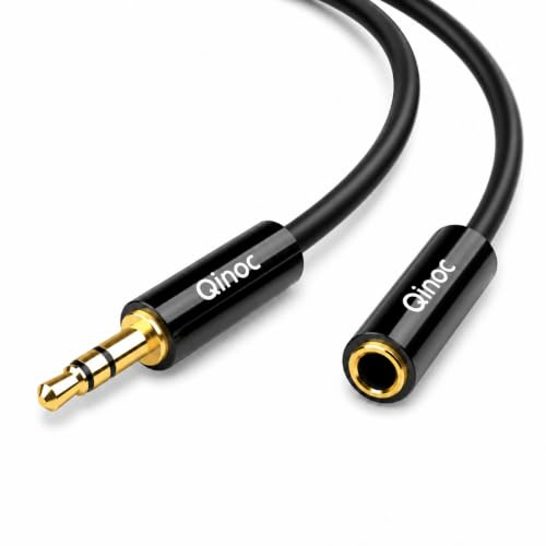 AAA PRODUCTS 3.5mm Headphone Extension Cable, Male to Female AUX Stereo Audio Extender Lead for Earphones, Headsets, Speakers, Laptop, PC, Mac, Tablet, TV, Gaming console - 1M