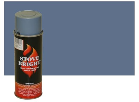 Stove Bright High Temp Spray Paint, Heat-Resistant, Up To 1200 Degrees, 12 Ounce (Pack of 1), 6318 - Patriot Blue