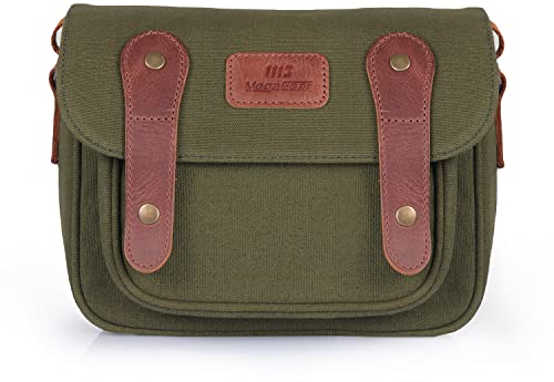 MegaGear Sequoia Sac en Toile Compatible avec appareils Photo Reflex numériques Canon, Nikon, Sony