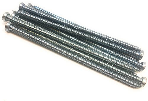 10 Stück Fensterrahmenschraube, Senkkopf TX30, verzinkt blau 7.5x212 mm