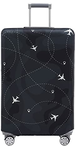 Travelkin Luggage Covers For Suitcase Tsa Approved,Suitcase Cover Protector Fit 18-32 Inch Luggage (L for 26-28 Inch Luggage)