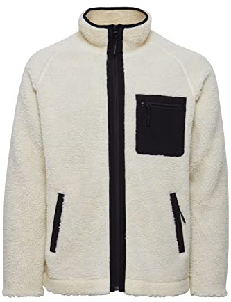 Indicode IDTrodie Herren Sweatjacke, 3XL, White Asparagus (81)