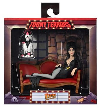 NECA - Elvira on Couch (Toony Terrors) 6 Action Figure Boxed Set