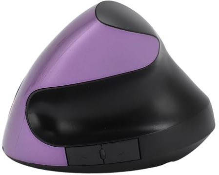 Annadue Souris sans Fil Ergonomique, Souris Verticale Rechargeable pour Main Droite avec Niveaux DPI Réglables pour Tablette PC Portable (Purple)