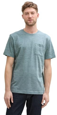 Tom Tailor Herren T-Shirt mit Brusttasche