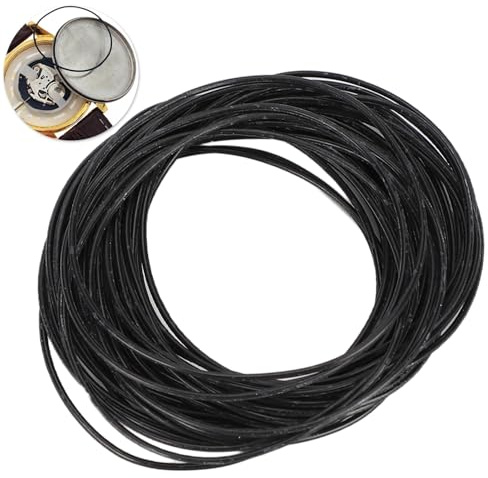 BigKing igKing Set di 950 Pezzi Guarnizioni Ad Anello per Orologio, Rondelle di Tenuta in Gomma per Riparazione Orologi, Nero, (Gamma di Dimensioni da 12 MM a 30 MM)