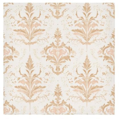 Fleur-de-lis Servietten, rotgold, Retro, Weihnachten, wiederverwendbar, waschbar, umweltfreundlich, Polyestergewebe, kariert, perfekte Hochzeit, Stoffservietten, 6 Stück, 50,8 x 50,8 cm, Servilletas
