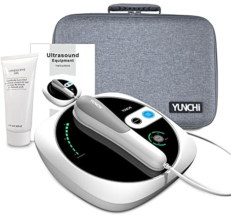 Máquina de Terapia de Ultrasonidos Fisioterapia, Dispositivo de Masaje Para Alivio Muscular y Articular, 3 Niveles Ajustables Dispositivo Masajeador de Ultrasónica Para Uso (Blanco 02)