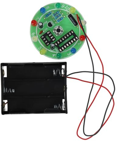 HOMOBABE Elektronisches mit LED Lichtern Schaltkreis Bausatz für Erwachsene Löterfahrung und Vielseitiger Anwendungen für Spiele und Experimente