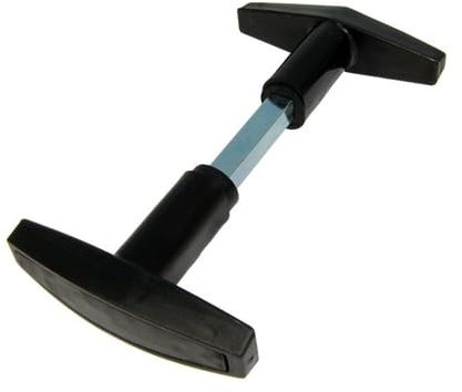 BMH Torgriffgarnitur für Garagentor 555 – Robuste Garagentorgriffgarnitur mit 8mm Nuss für Langlebigkeit, einfache Montage, wetterfestem Design und sicherer Handhabung